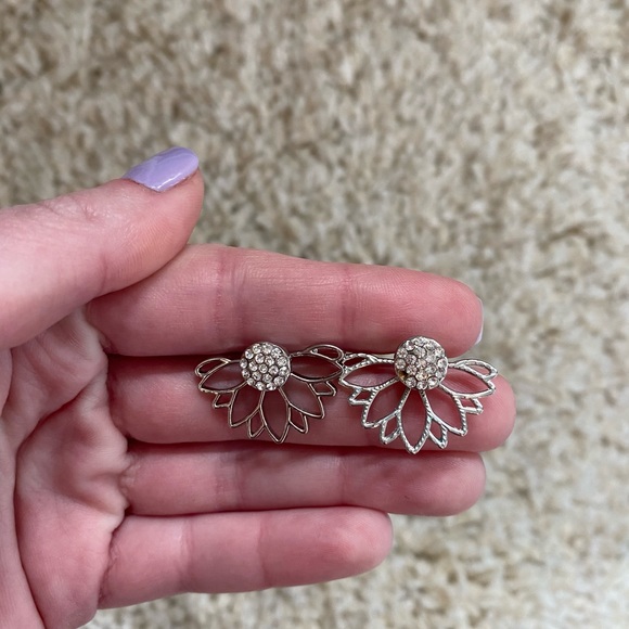 Set of 7 Earrings - mix of silver & rose gold - Picture 6 of 13